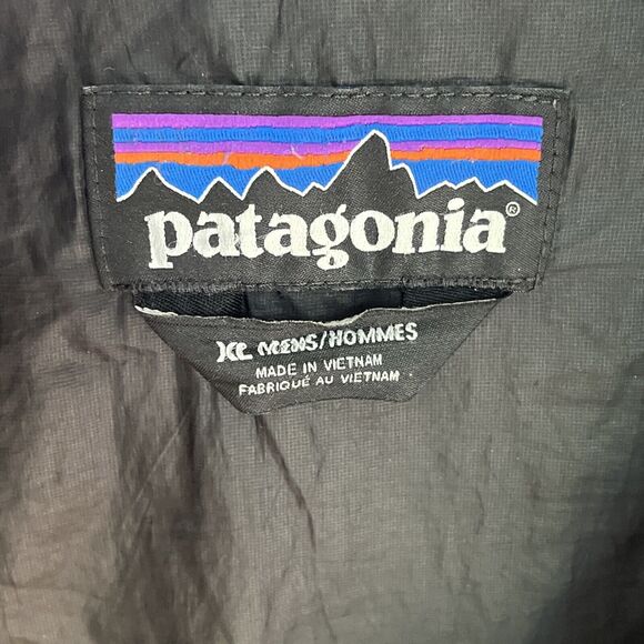 PATAGONIA Mens Size XL Coat PUFF Full Zip Puffer Jacket Black Insulated Nano - Picture 8 of 10
